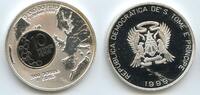 Saint Thomas and Prince Islands 2000 Dobras 1 Euro Silber G0164 - Finland 10 Penni Year of the EURO - Saint Tome & Pricipe -