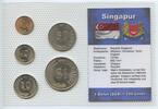 Singapur 1 Cent - 1 Dollar KMS GN656o - Kursmünzensatz Coin Mint Set -