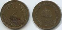 Ungarn Magyar Királyi Váltó Kaiserreich Österreich 2 Filler G14398 - Franz Joseph I. 1848-1916 Hungary -