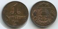 Lettland 1 Santims G11623 - Latvia Latvija -