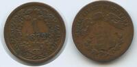 Ungarn Kaiserreich 1 Krajczar G14904 - Franz Joseph I. 1848-1916 Austria Hungary -