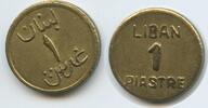 Libanon 1 Piastre G8399 - Lebanon World War II. Coinage Liban -