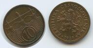 Tschechoslowakei 10 Haleru (10 Haléřů) G15856 - Czechoslovakia Czechoslovak Republic -