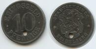 Deutsches Reich Baden 10 Pfennig Notgeld G4982 - Stadtgemeinde Heidelberg Kriegsgeld Germany -