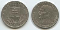 Slowakei 5 Korun G0528 - Andrej Hlinka Slovakia -
