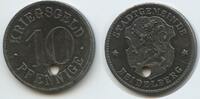 Deutsches Reich Baden 10 Pfennig Notgeld G11921 - Stadtgemeinde Heidelberg Kriegsgeld Germany -