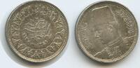 Ägypten 2 Piastres (2 Qirsh) Silber H0423 - King Farouk 1936-1952 Egypt -