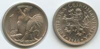 Tschechoslowakei 1 Koruna G0598 - Czechoslovakia Czechoslovak Republic -