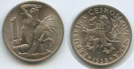 Tschechoslowakei 1 Koruna G0607 - Czechoslovakia Czechoslovak Republic -