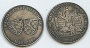 Deutschland Bundesrepublik Bayern Silbermedaille GX1218 - 70 Jahre Stadt Vilsbiburg 1929-1999 - 1000 Jährige Geschichte -