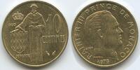 Monaco Fürstentum 10 Centimes G11368 - RAR Rainer III. 1949-2005 Prince de Monaco -