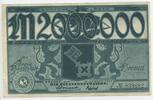 Deutsches Reich Weimar 2.000.000 Mark Gutschein GB255 - Stadt Bremen Notgeldschein -