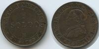 Vatikan Italien-Kirchenstaat ½ Soldo (2½ Centesimi) G8924 - Papst Pius IX. 1846-1878 Papal States -