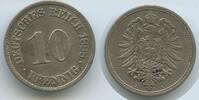 Deutsches Reich Kaiserreich 10 Pfennig G9580 - Empire Germany Wilhelm II. 1888-1918 -