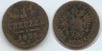 Österreich Kaiserreich Siebenbürgen 1 Kreuzer G5975 - Franz Joseph I. 1848-1916 Austria Transilvania -