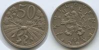 Tschechoslowakei 50 Haleru (50 Haléřů) G15877 - Czechoslovakia Czechoslovak Republic -