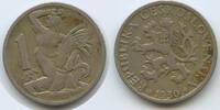 Tschechoslowakei 1 Koruna G0609 - Czechoslovakia Czechoslovak Republic -
