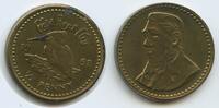 Südafrika 1/2 Penny Casino Token G13636 - Vogel Gold Reef City - South Africa -