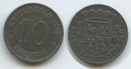 Deutsches Reich Bayern 10 Pfennig Notgeld G7010 - Stadt Treuchtlingen Kriegsgeld -