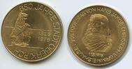 Deutschland Bundesrepublik Baden-Württemberg Medaille auf den 300.Todestag M#7996 - 650 Jahre Stadt Oberkirch - Hans Jacob Christoph v. Grimmelshausen -