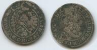 RDR Schlesien Brieg Böhmen 3 Kreuzer (Groschen) Silber G14343 - Leopold I. 1658-1705 Austria Bohemia Silesia -