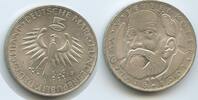Deutschland Bundesrepublik 5 Mark Silber S0107 - 150th Anniversary of the birth of Max von Pettenkofer 1818-1901 BRD -
