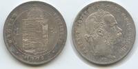 Ungarn Kaiserreich Österreich 1 Forint Silber G5649 - Franz Joseph I. 1848-1916 Hungary Austria Austro-Hungarian -