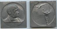 Österreich Kaiserreich Probeabschläge von der Plakette (beide Seiten) M#0316b - Ernst Wilhelm von Brücke - Physiologen Kongress in Wien -