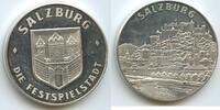 Österreich Silbermedaille M#7253 - Salzburg die Festspielstadt -