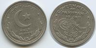 Pakistan 1/2 Rupee (½ Half Rupia) G8351 - King George VI. Toughra -