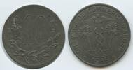 10 Centimes Token Coinage 1916 Algerien Alger Chamber of Commerce G1112 - Algeria Department of Alger Sehr Schön +