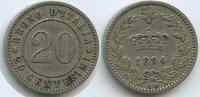 Italien Königreich 20 Centesimi G3611 - Umberto I. 1878-1900 Italy -