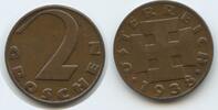 Österreich 1.Republik 2 Groschen G4194 - Krückenkreuz Austria 1. Republic -