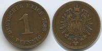 Deutsches Reich Kaiserreich 1 Pfennig G9552 - Empire Germany Wilhelm II. 1888-1918 -