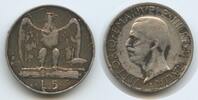 Italien Königreich 5 Lire Silber H0243 - Vittorio Emanuele III. 1900-1946 Italy -