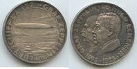 Deutsches Reich Weimar Silbermedaille M#5737 - Luftschiff LZ127 Graf Zeppelin I. - Dr. Hugo Eckener 1898-1928 -