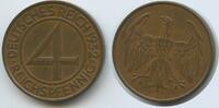 Deutsches Reich Weimar 4 Reichspfennig G10215 - Brüning-Taler Germany Weimar -