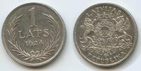 Lettland 1 Lats Silber H0446 - Republic of Latvia -