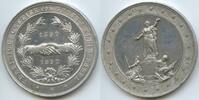 Große Aluminiummedaille 1392-1892 Schweiz Eidgenossenschaft Basel GY744 - Vereinigungsfeier von Gross- & Kleinbasel Vorzüglich , kleiner Randfehl...