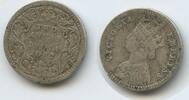 Indien Britisch 2 Annas Silber H1427 - Queen Victoria 1837-1901 India British -