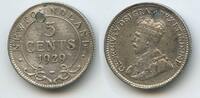 Kanada Neufundland 5 Cents Silber G6519 - King George V. 1910-1936 Newfoundland Canada -