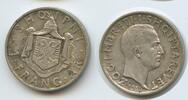 Albanien 1 Frang Ar Silber H0065 - King Zog 1928-1939 Shqipëria Albania -