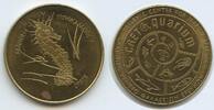 Griechenland Kreta Medaille Souvenir Token M#8197 - Crete Seahorse Seepferdchen CretAquarium -