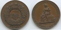 Brandenburg-Preußen Berlin Bronzemedaille Industrieausstellung M#7238 - Germania Eisenbahn - Friedrich Wilhelm IV. 1840-1861 -
