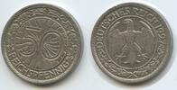 Deutsches Reich Weimar 50 Reichspfennig S0309 - Germany Weimar Republic -