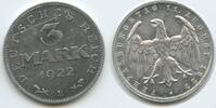 Deutsches Reich Weimar 3 Mark G10227 - Verfassungstag 11. August 1922 Germany Weimar Republic -