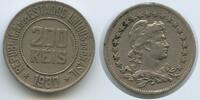Brasilien 200 Reis G16175 - Liberty Brazil Brésil -