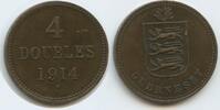 Guernsey 4 Doubles G7462 - George V. 1910-1936 British Dependency -