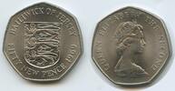 Jersey 50 New Pence G10008 - British Crown dependencies - Queen Elizabeth II. -