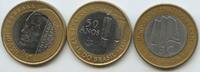 Brasilien 3 x 1 Real Lot GS1172 - Kubitschek, Central Bank - Brazil Brésil -